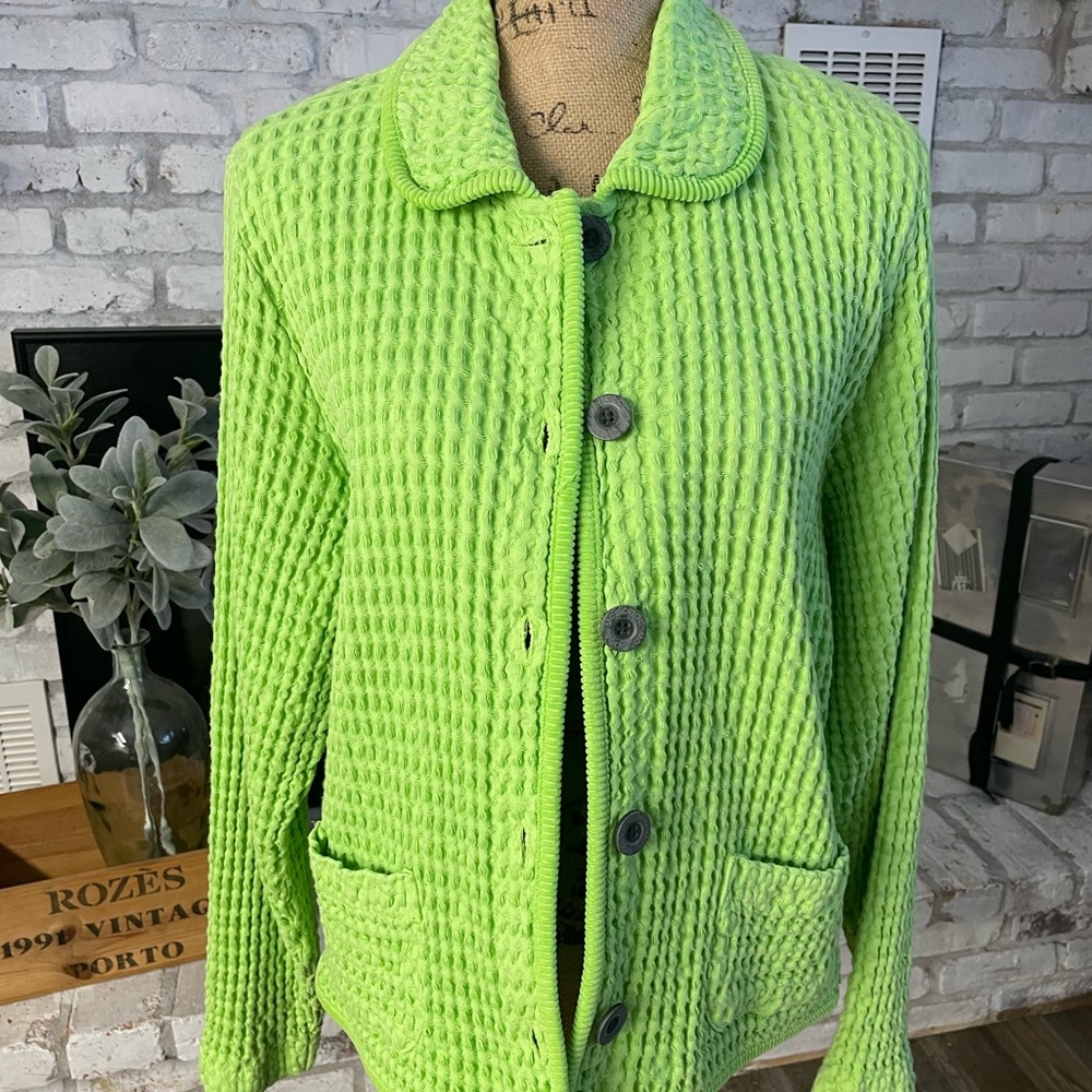 Mod A Doc Lime Green Jacket, summer and spring fashion - Picture 2 of 10